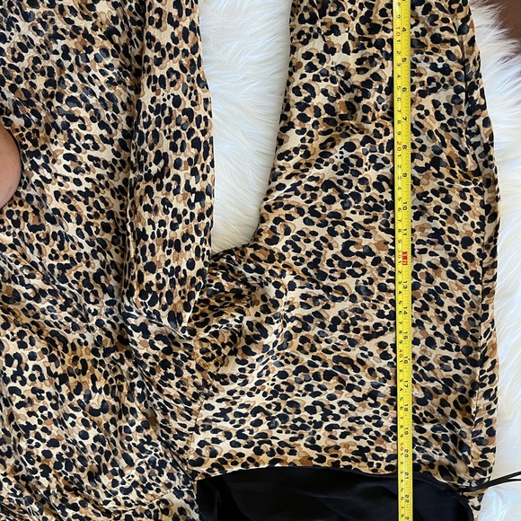 Animal print Zara dress, gently use - Picture 3 of 7